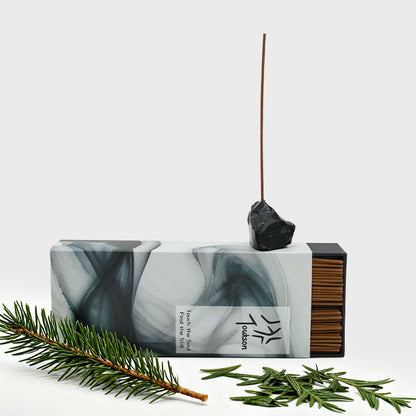 Focus Time · Crystal Incense Set