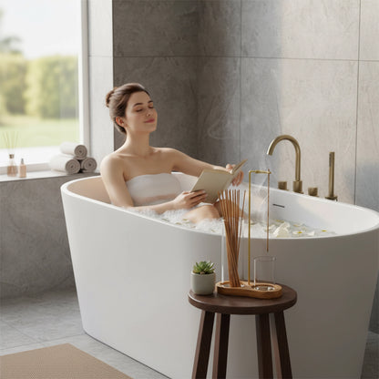 Minimalist Wood & Glass Incense Holder