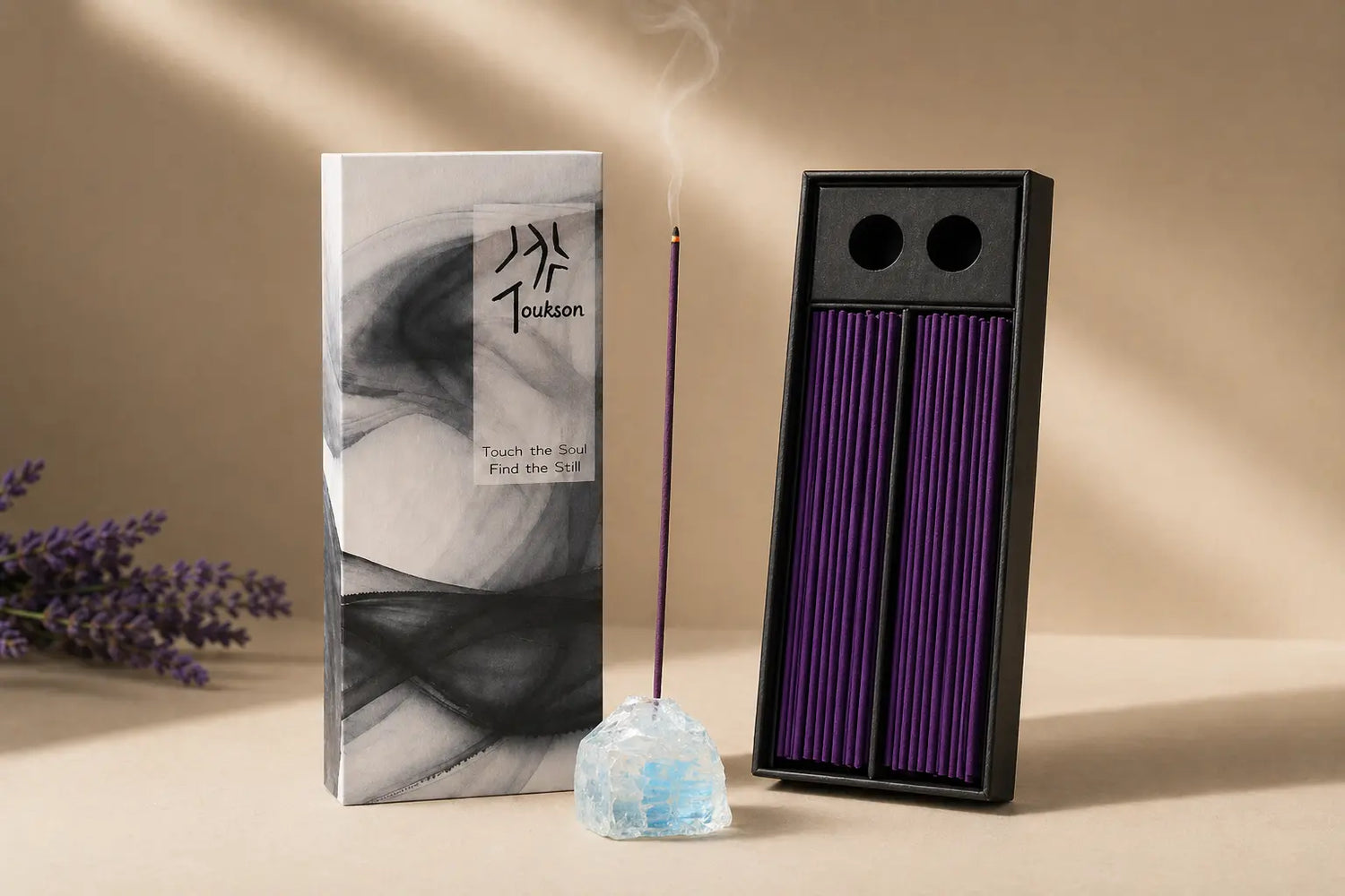 Handcrafted natural incense sticks for home fragrance