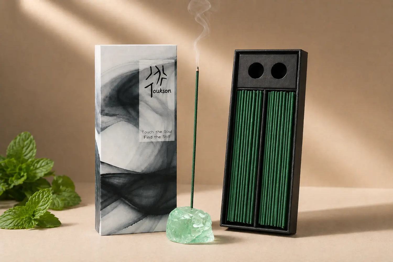 Handcrafted natural incense sticks for home fragrance