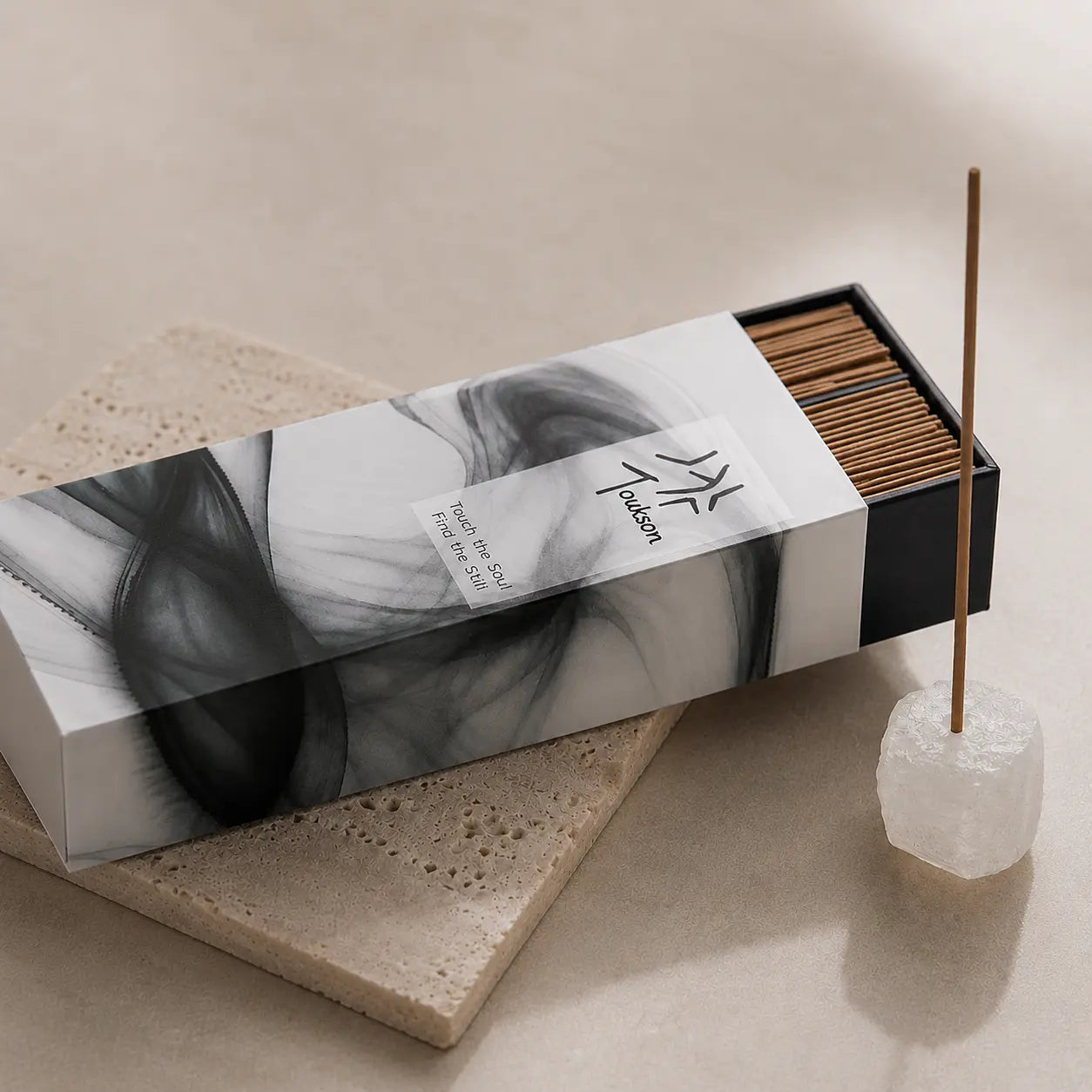 Calm Moments Crystal Incense Set