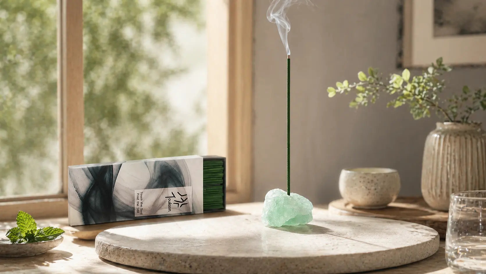 Handcrafted incense sticks made for daily aromatherapy and meditation.