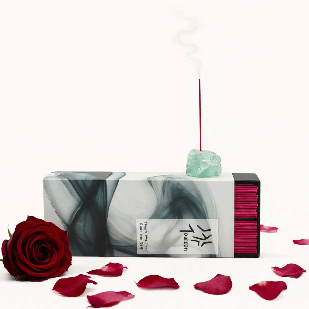 Fresh Shower Crystal Incense Set featuring natural incense sticks and holder for refreshing home fragrance, relaxation, and daily rituals.
