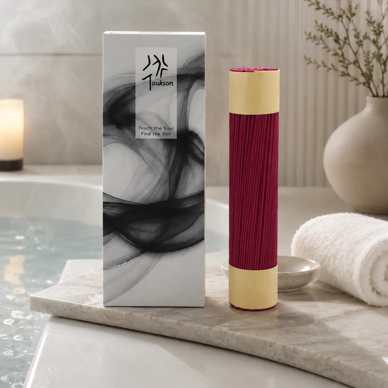 Toukson Fresh Shower pure incense sticks, designed to refresh and cleanse the air, enhancing your daily shower ritual.