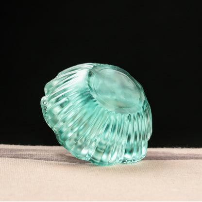 Glass Lotus Incense Holder with Ash Catcher