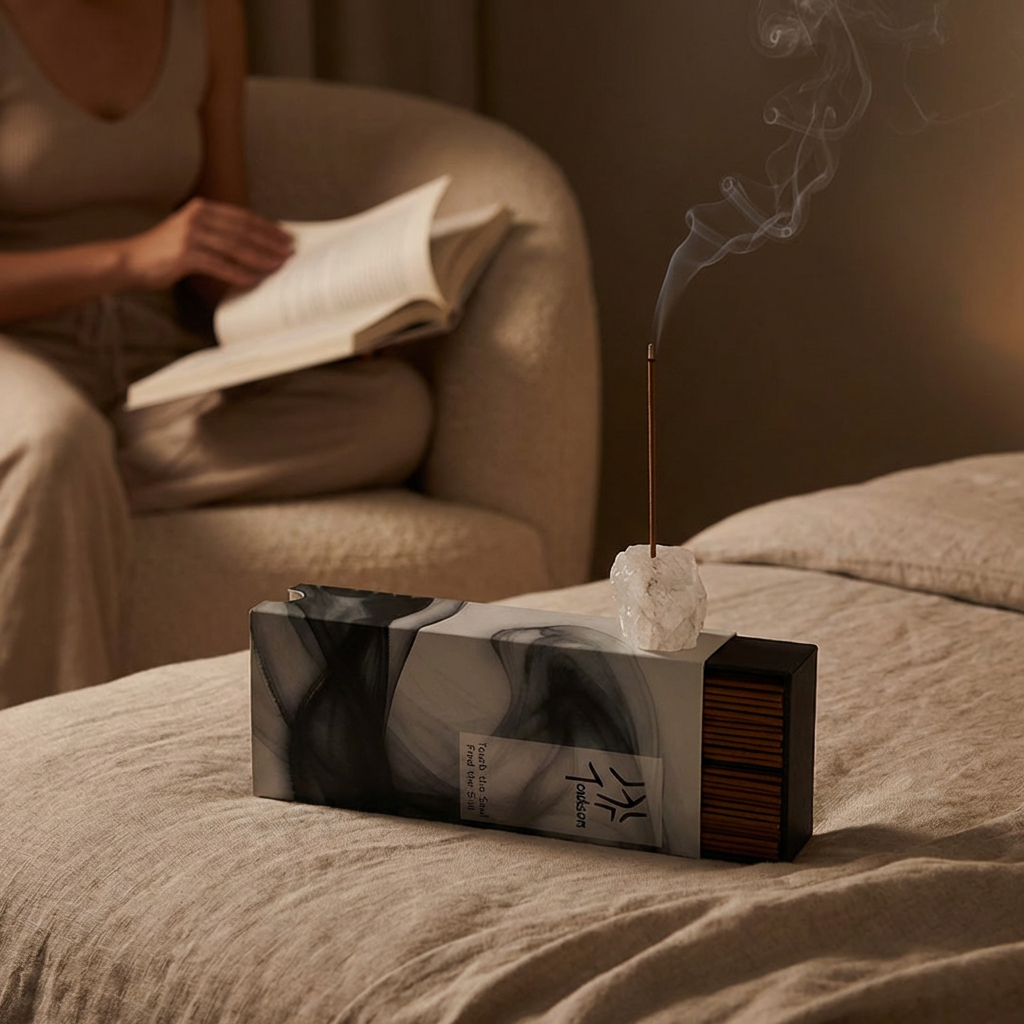 Calm Moments Crystal Incense Set