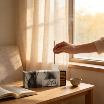 Calm Moments Crystal Incense Set